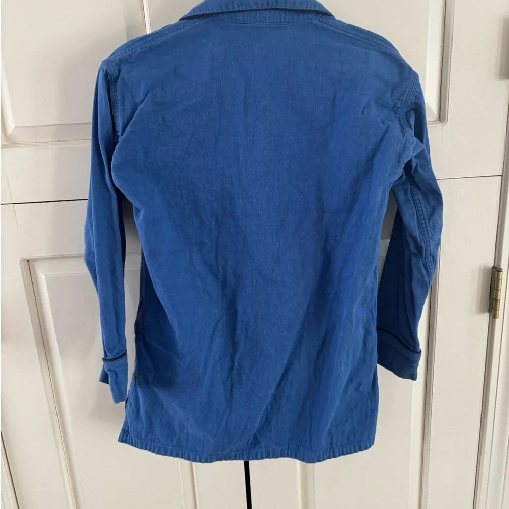 JCrew Collection Blue Button-Up Jacket - Picture 5 of 5